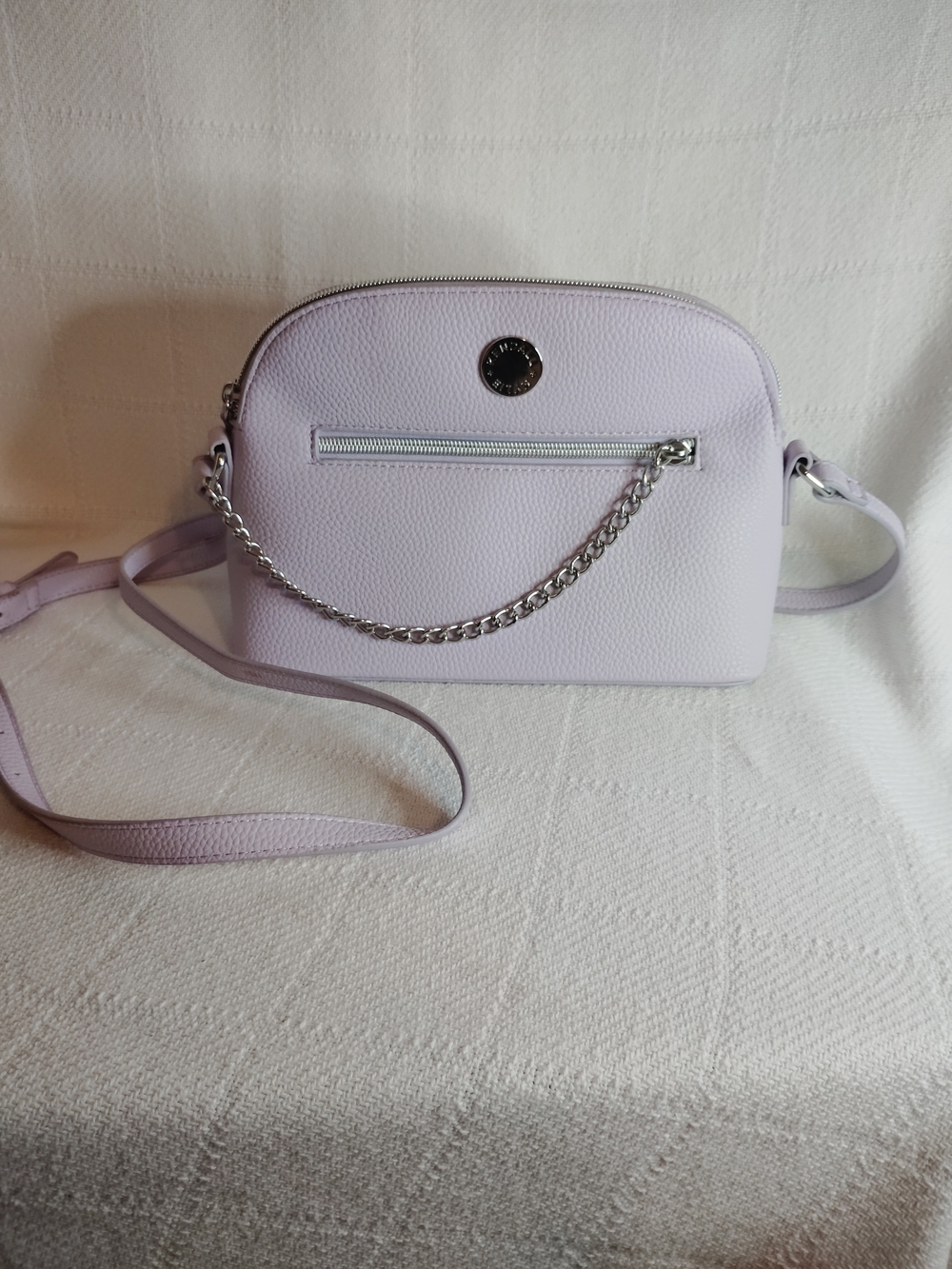 Kendall & Kylie Soft Lilac Crossbody with Silver Chain